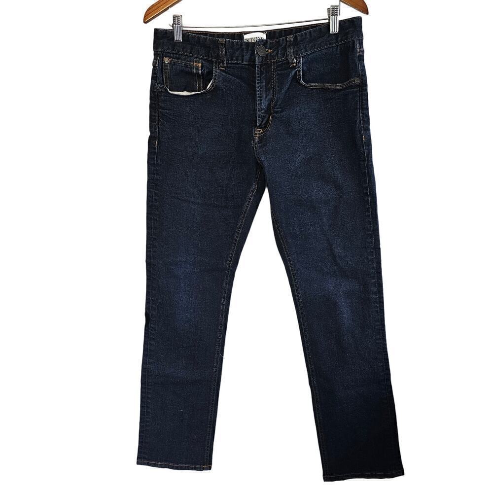 Stone Refinery The Otis Jeans Mens Size 33x32 Blue Straight Leg Medium Wash